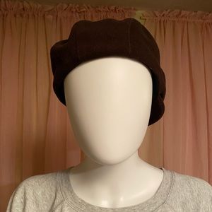 Vintage Banana Republic Cashmere Blend Newsboy Cap